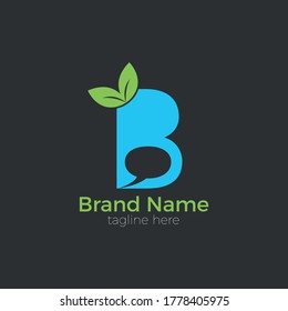 B Logo - B with leaf logo - B with massage logo - Talk to Be Natural