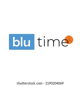 B Logo Letter And Blu Time Logo