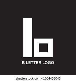 B Logo. B Letter Design Vector Illustration Modern Monogram Icon.