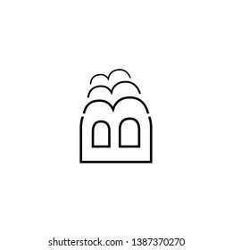 B Logo Letter with Flying Flock of Birds Disintegrating from the Letter. Bird Fly Letter Icon.