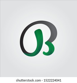 B logo letter. B icon design template