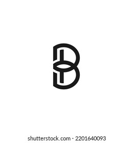B Logotipo. Vector de diseño de icono de letra B