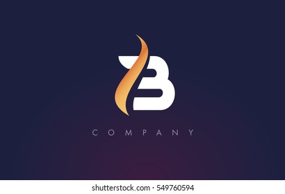 B Logo. B Letter Icon Design Vector Illustration.