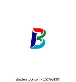 b logo letter vector