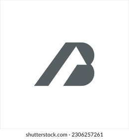 El logotipo B es un logotipo abstracto moderno creado con diferentes líneas de espesor que forman una letra B elegante. El color es negro.