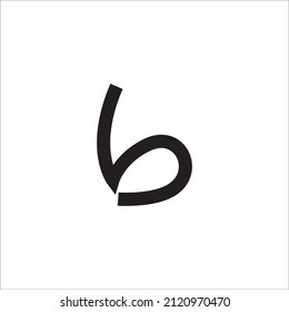b logotipo sobre fondo blanco.