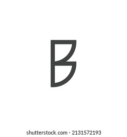 B logo on white background.