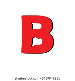 b logo on a white background