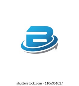 b logo template