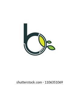 b logo template