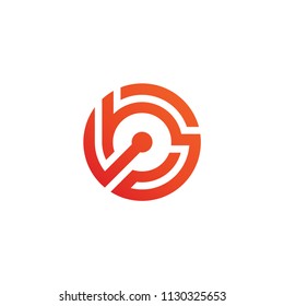 b logo template