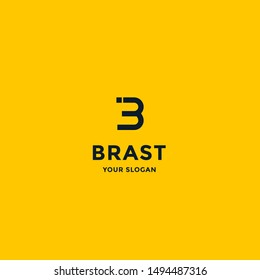 b logo template design inspiration
