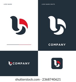 B Logo Vector Icon Illustration Design