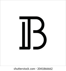 B logo vector template sign