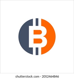 B Logo, Vektorgrafik-Vorlagenzeichen