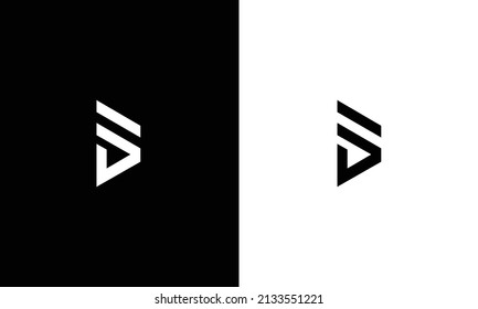 B Logo.B Letter Design Vector Illustration Modern Monogram Icon.