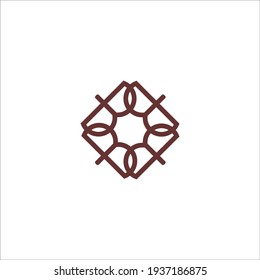 Signo vectorial de diseño de logotipo de lujo B