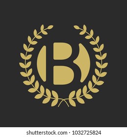 B Luxury logo,Design for Boutique hotel,Resort,Restaurant, Royalty, Victorian identity, luxury Hotel, Heraldic, Fashion,VIP,Club,education Full vector logo template.