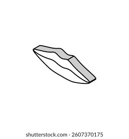 b m p letter mouth animate isometric icon vector. b m p letter mouth animate sign. isolated symbol illustration