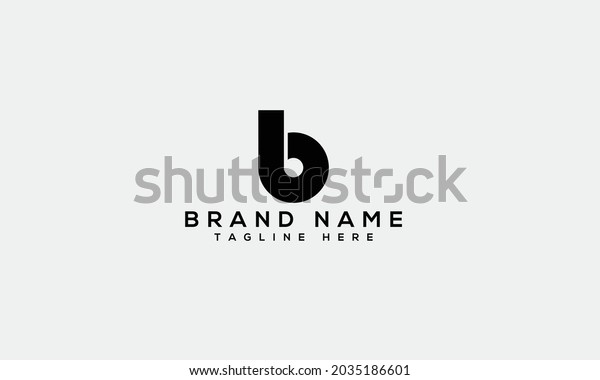 B B Modern Creative Alphabet Letter Stock Vector (Royalty Free ...