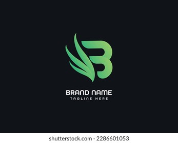 b modernes Logo-Design