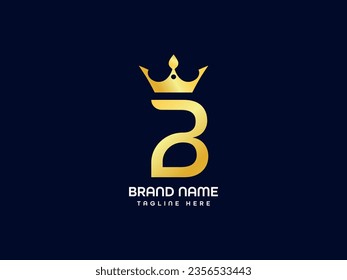 b diseño moderno de logotipo de letras