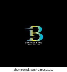 B modern logo. B vector Alphabet logo. Creative icon