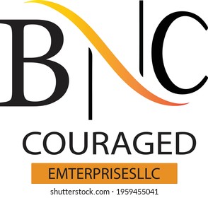 B N C logo design template