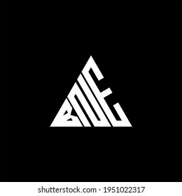B N E letter logo creative design. BNE icon