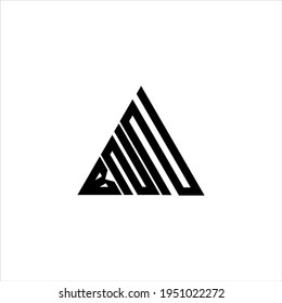 B N N letter logo creative design. BNN icon