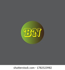 B N letter logo monogram design
