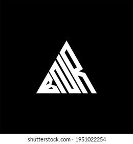 B N R letter logo creative design. BNR icon