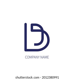 b new logo design art