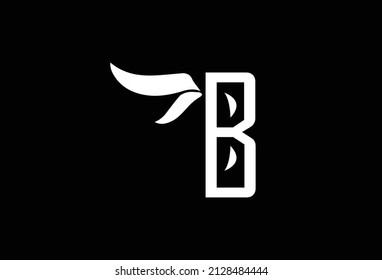 B ninja icon design template