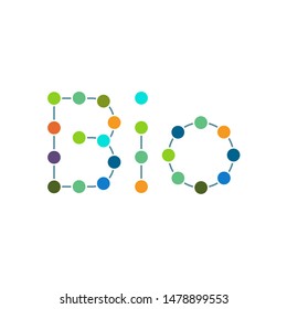 B I O design vector illustration