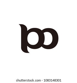 b o letter logo