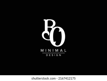 B O, OB Initial Letter Logo design vector template, Graphic Alphabet Symbol for Corporate Business Identity