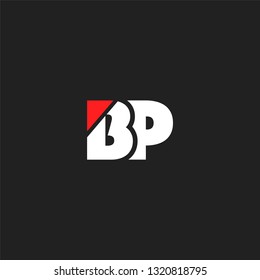 B P letters Joint logo icon vector template.

