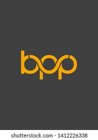 B P P letters joint logo designing template 