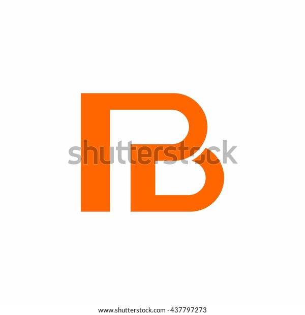 Modele De Lettre Bp Logo Design Illustration Vectorielle Vecteur