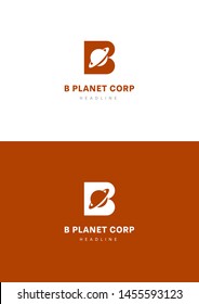 B planet corp logo template.