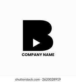 B play company logo design