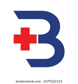 B plus or 3 plus logo icon vector design