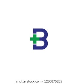b plus letter logo