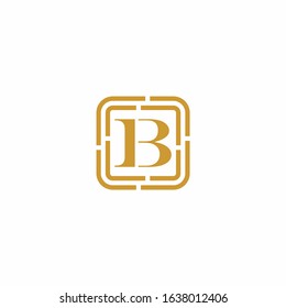 B Premium letter logo icon vector design