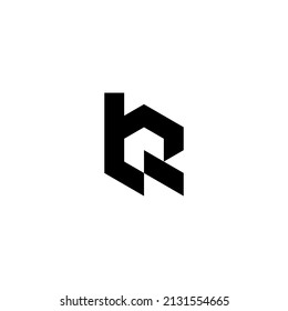 b q bq qb initial logo design vector template