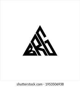 B R G letter logo creative design. BRG icon