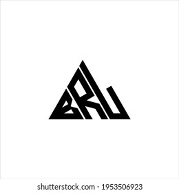 B R L letter logo creative design. BRL icon svg