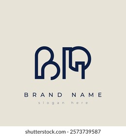 B and R logo design. BR abstract Letters Logo Monogram. This logo design is the process of creating a visual symbol that represents a brand, company, or individual.