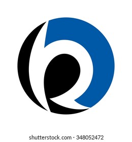 b and r logo vector.